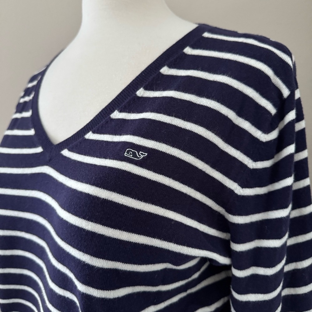 Vineyard Vines V-Neck Cotton Cashmere Blend Sweater